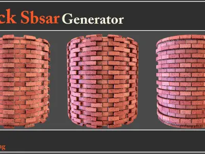 Brick SBSAR Generator Texture