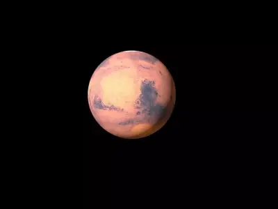 Mars 3D Model from nasa 3D model