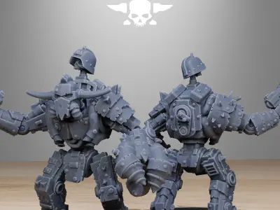 Orkaz Bots Infantry 3D print model