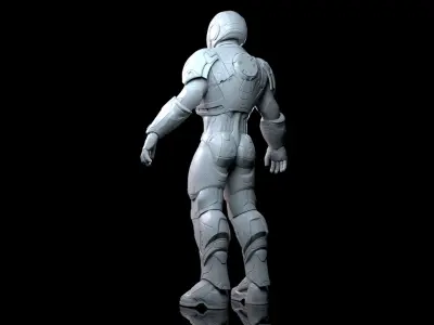 Sci-Fi Assault Trooper Concept 3D model