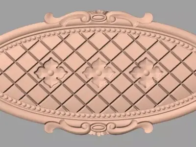 Artcam 3D relief STL models for CNC woodworking E124 3D model
