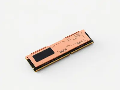 Optimized RAM Stick Sci-fi Model Pack Low-poly 3D model