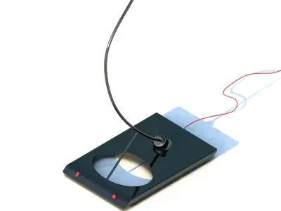 contempolamp table lamp with cord 3D model