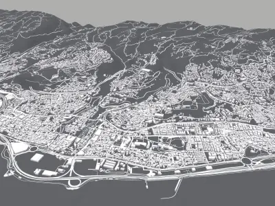 Cityscape Trabzon Turkey 3D model