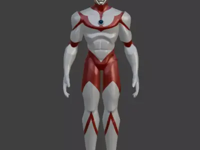 Stylized Ultraman Pack 3D model