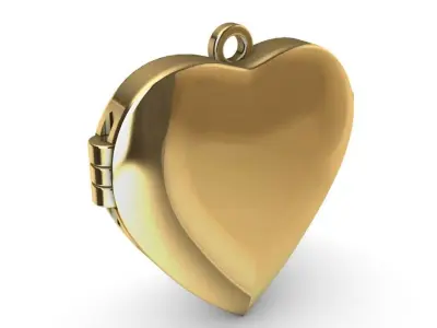 Heart Reliquary - Photo Holder - Relicario 3D print model