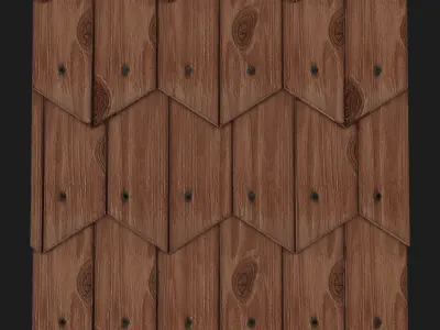 Shingle PBR Material Texture
