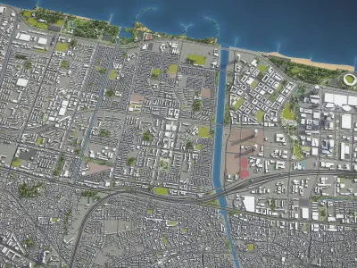  Chiba Low-poly 3D model