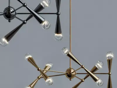 Sputnik Lighting Polyvore Australia 3D model