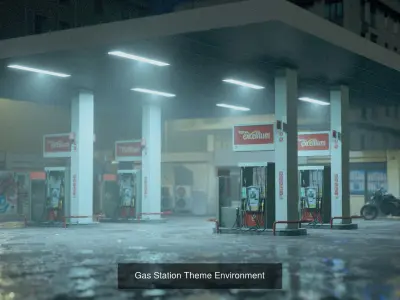 Sci Fi and Cyberpunk Big City Bundle 3D Model Pack