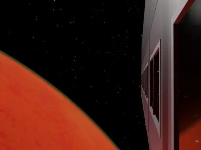 Space corridor 3d  3D model