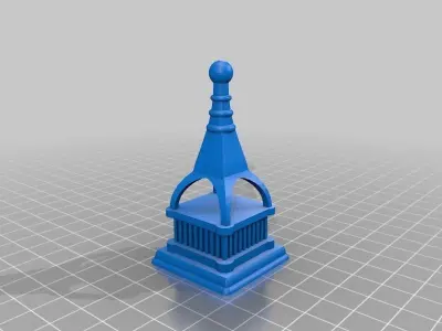 615 mm Eiffel Tower Free 3D print model