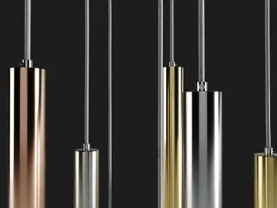 Pendant Lamp Zuma Line Loya P0461-09C-B5SC 3D model