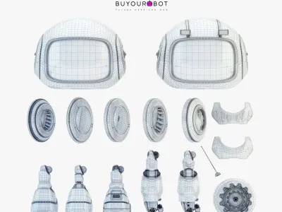 Lovely robot - companion III 3D model