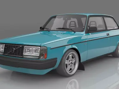 1983 Volvo 242 Turbo Evolution 3D model