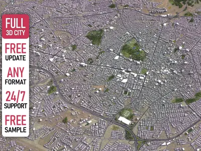 Sulaymaniyah Low-poly 3D model