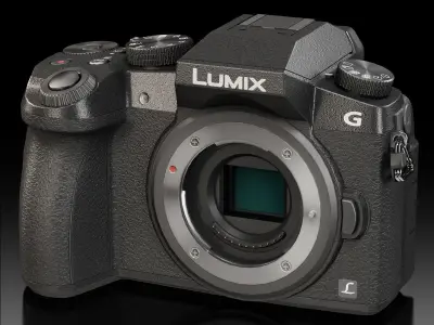 Panasonic Lumix DMC-G7 mirrorless digital camera Low-poly 3D model