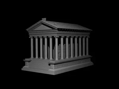 GARNI temple 3D print model