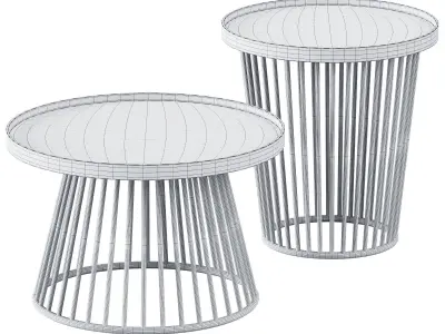 Ceccotti Collezioni Circo Coffee and Side Tables 3D model