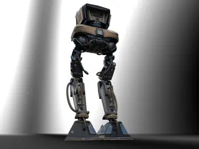 Mech Robot Kitbash - Tech kit - Robot camera - sci-fi 3D model