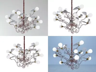 Birdie pendant lamp 3D model