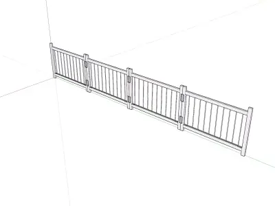 Fence Template Free 3D model