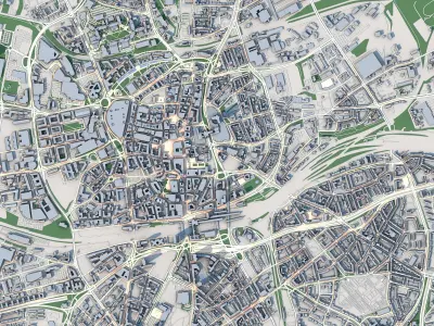 Essen City Germany 3D model