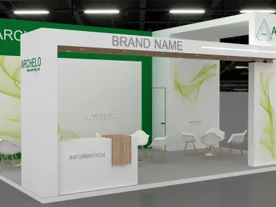 Booth Exhibition  Stand 3D model 3D model