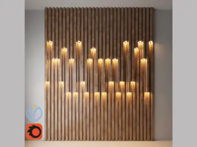 wall decorative light 2 3D model