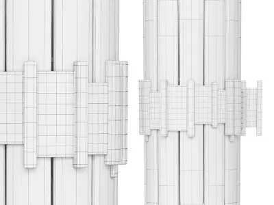 Ciro Wall Light by LuxDeco 3D model