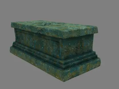 base statue 26 Low-poly 3D model