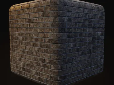 Old Francisco Running and Stack Bricks Texture Texture