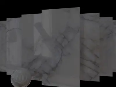 Marble Set Museum Crystal White 2 80x160 Texture