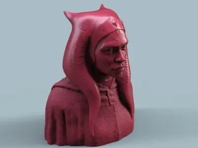 Ahsoka Tano Rosario Dawson 3D print model