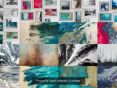 Picture for home collection 3D Model Pack