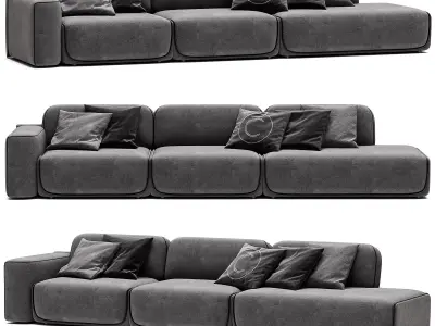 STARLIGHT Sectional Sofa By CPRN HOMOOD 3D model