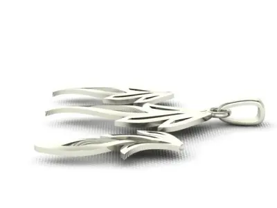Women Pendant Set 3D print model