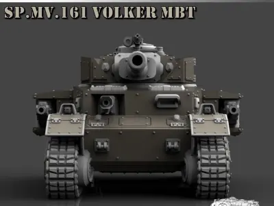 SPMV 161 VOLKER MBT V2 3D print model