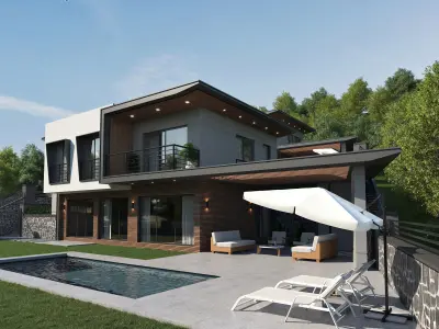 Modern Villas 1 3D model