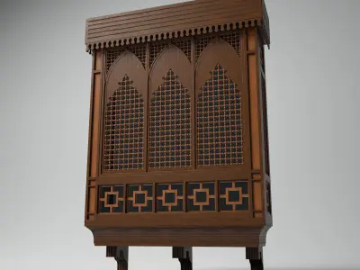 Islamic Window Mashrabiya 3D model