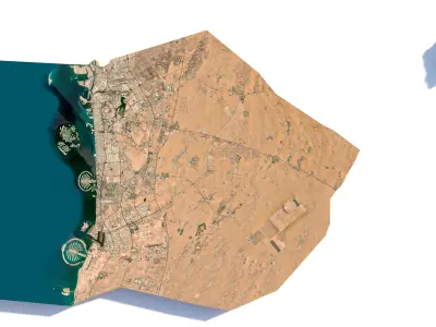 Dubai United Arab Emirates 3D model purchase