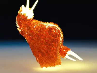 Fantasy Creature Spirit of Leaves 3D model