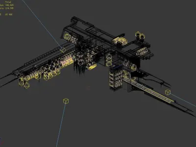 Future City - Cosmos City 01 3D model