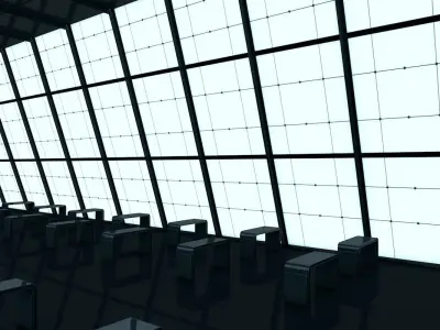 Sci Fi Interior 3D model