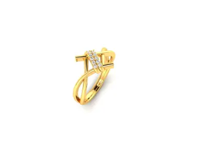 Women Ring  Render 3dm STL OBJ FBX Details 3D print model 422