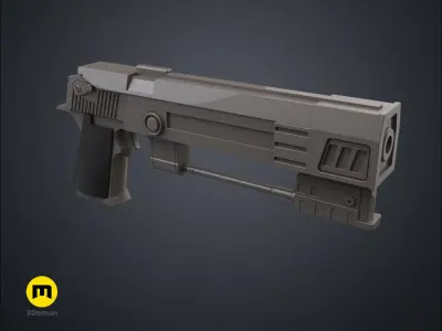 Fallout - Desert Eagle 3D print model
