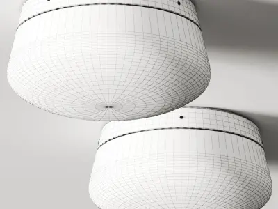 Dark Cup Cake Lucy Ceiling Lamp 3D model