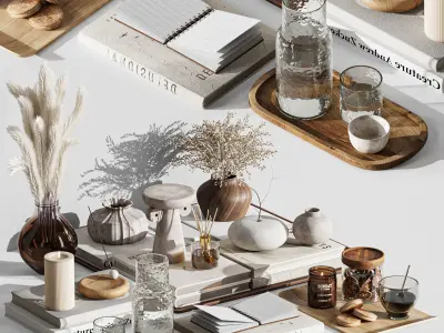 Decorative set Collection vol 9 3D Model Pack