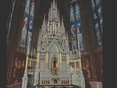 st francis de sales oratory high altar Low-poly 3D model