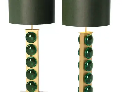 Pair of table Lamp by LA Studio  3D model